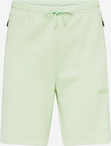 BOSS Loosefit Broek 'Headlo 1' in Groen: voorkant