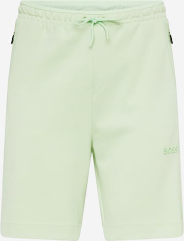 BOSS Green Loosefit Broek 'Headlo 1' in Groen: voorkant