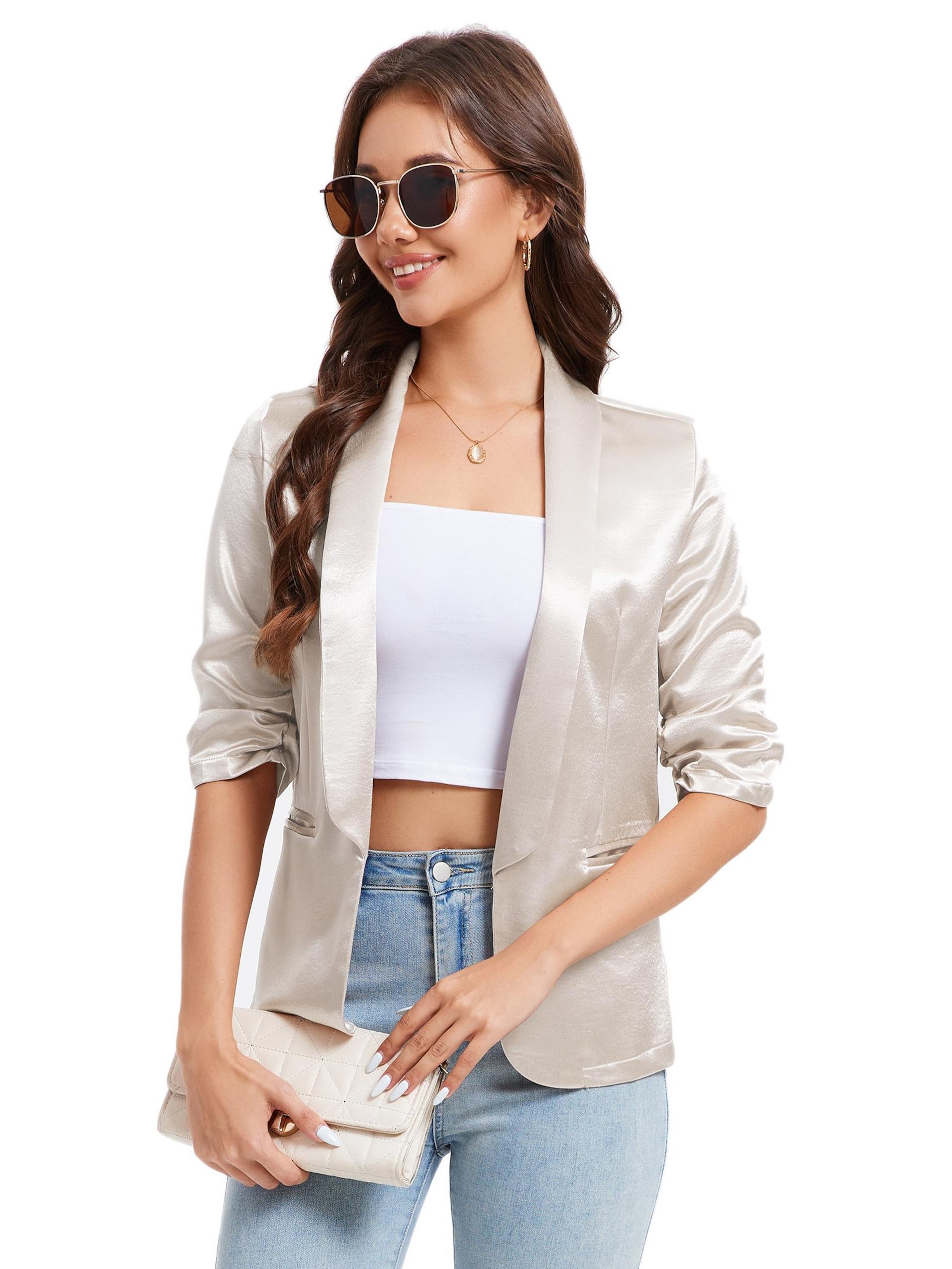 Yesfashion Blazer in White