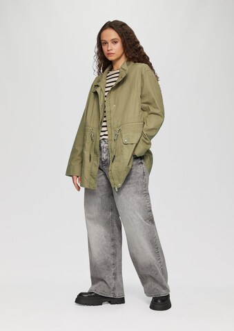 Parka mi-saison QS en vert