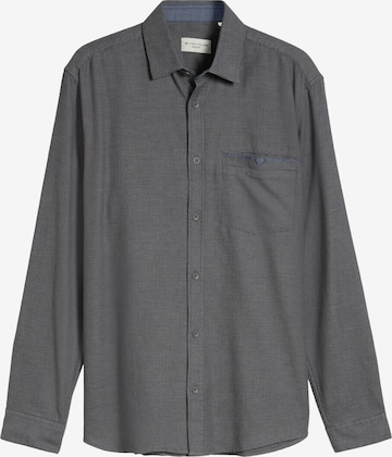 TOM TAILOR Comfort Fit Hemd in Grau: Vorderseite