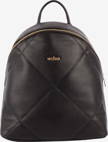 usha BLUE LABEL Backpack 'Fenia' in Black: front