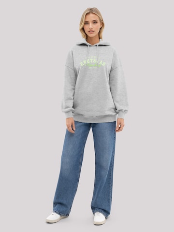 Sweat-shirt 'Knut & Jan Hamburg Grün' F4NT4STIC en gris