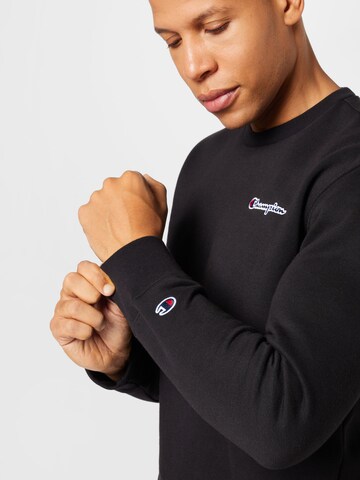 Champion Authentic Athletic Apparel Sweatshirt in Black