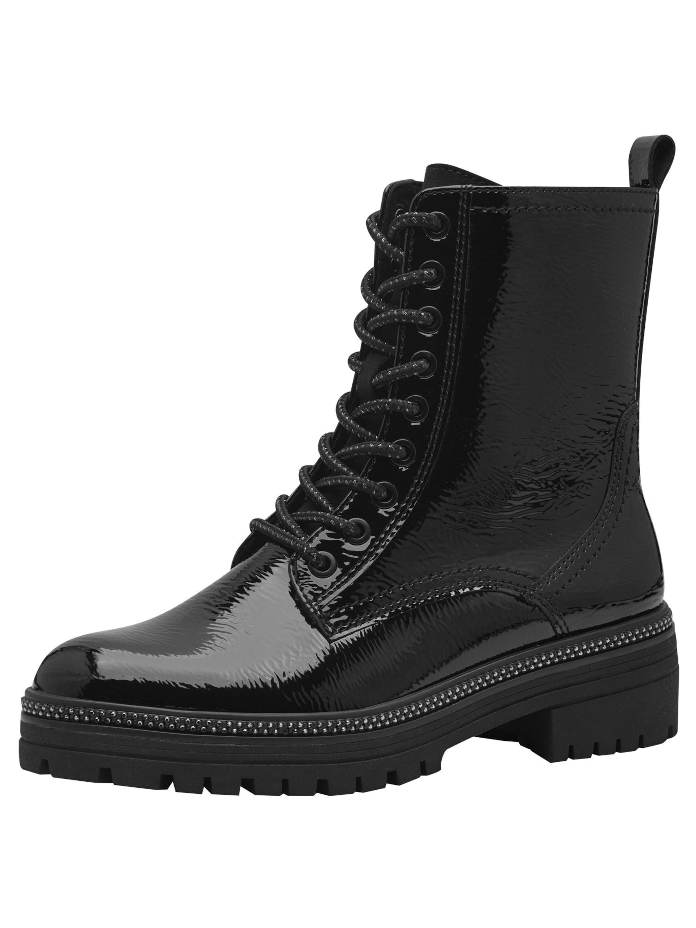 MARCO TOZZI Veterlaarsjes in Zwart: voorkant