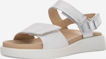 ARA Strap Sandals in White: front