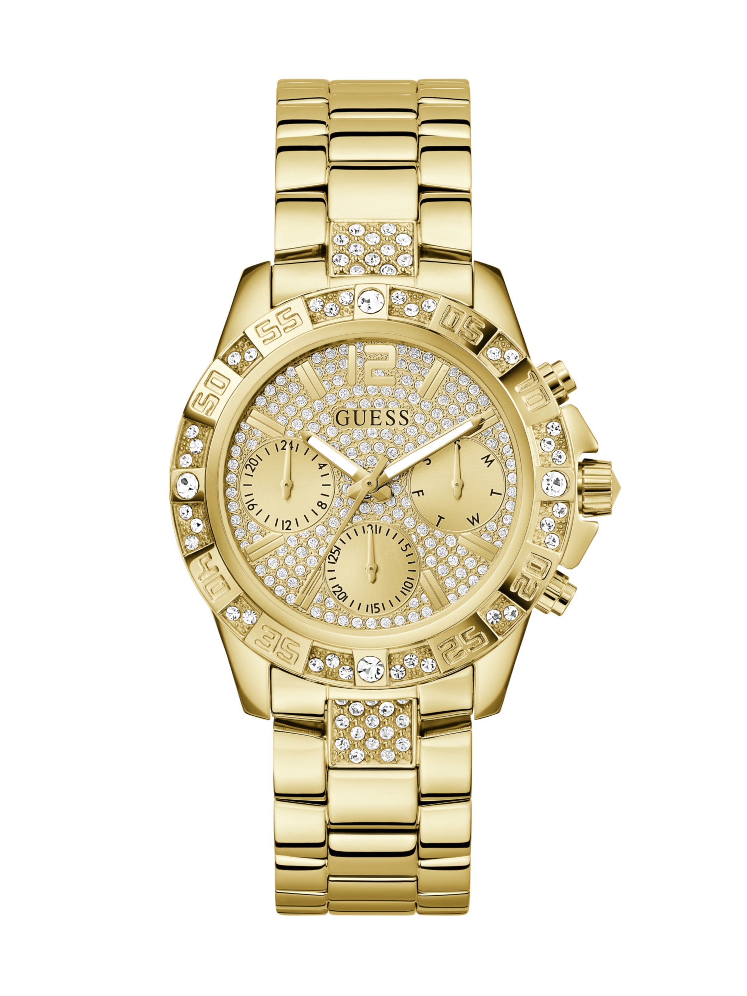 GUESS Analog Watch 'Majesty' in Gold: front