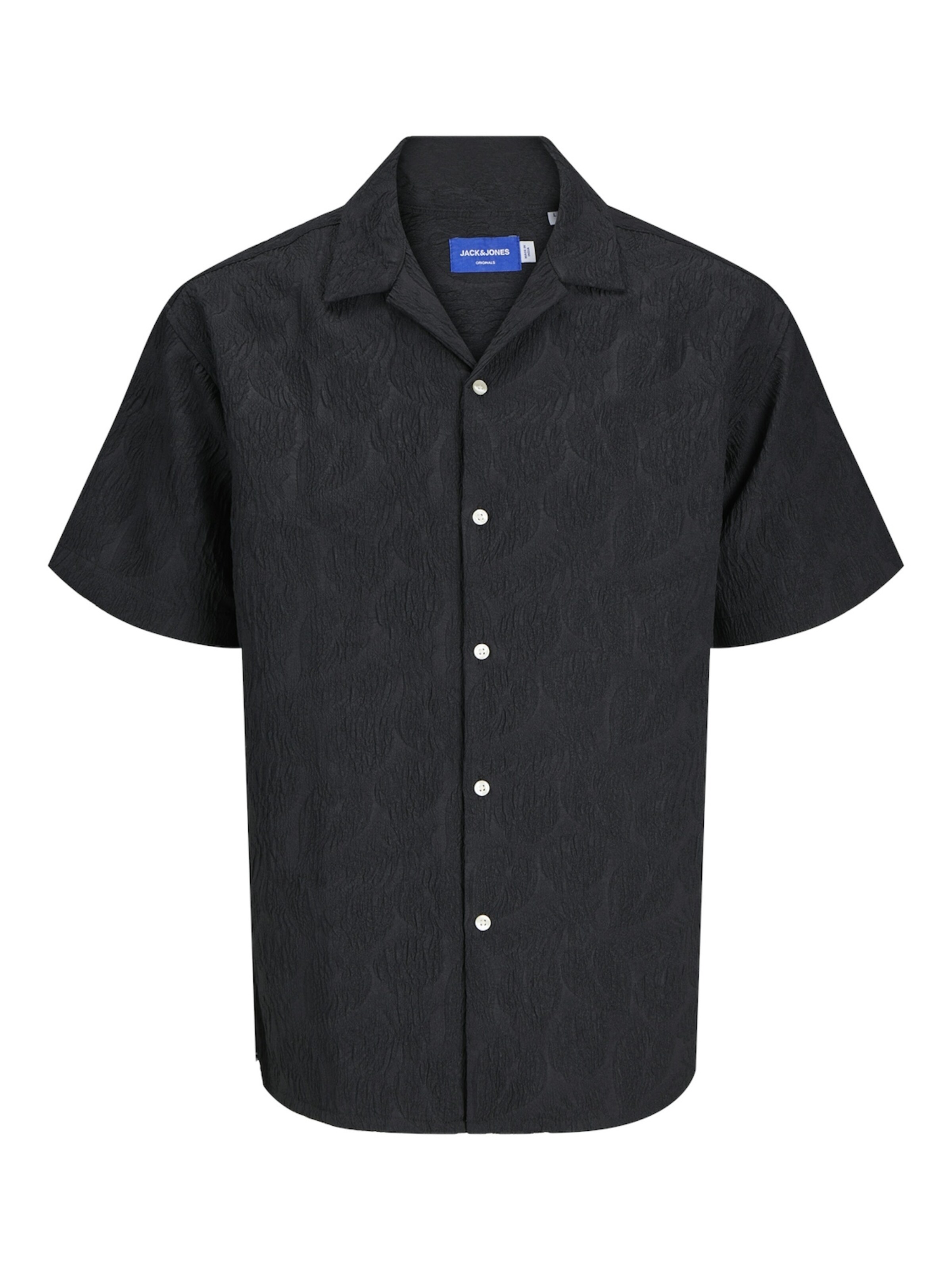 Camicia 'Jeff' di JACK & JONES in nero: frontale