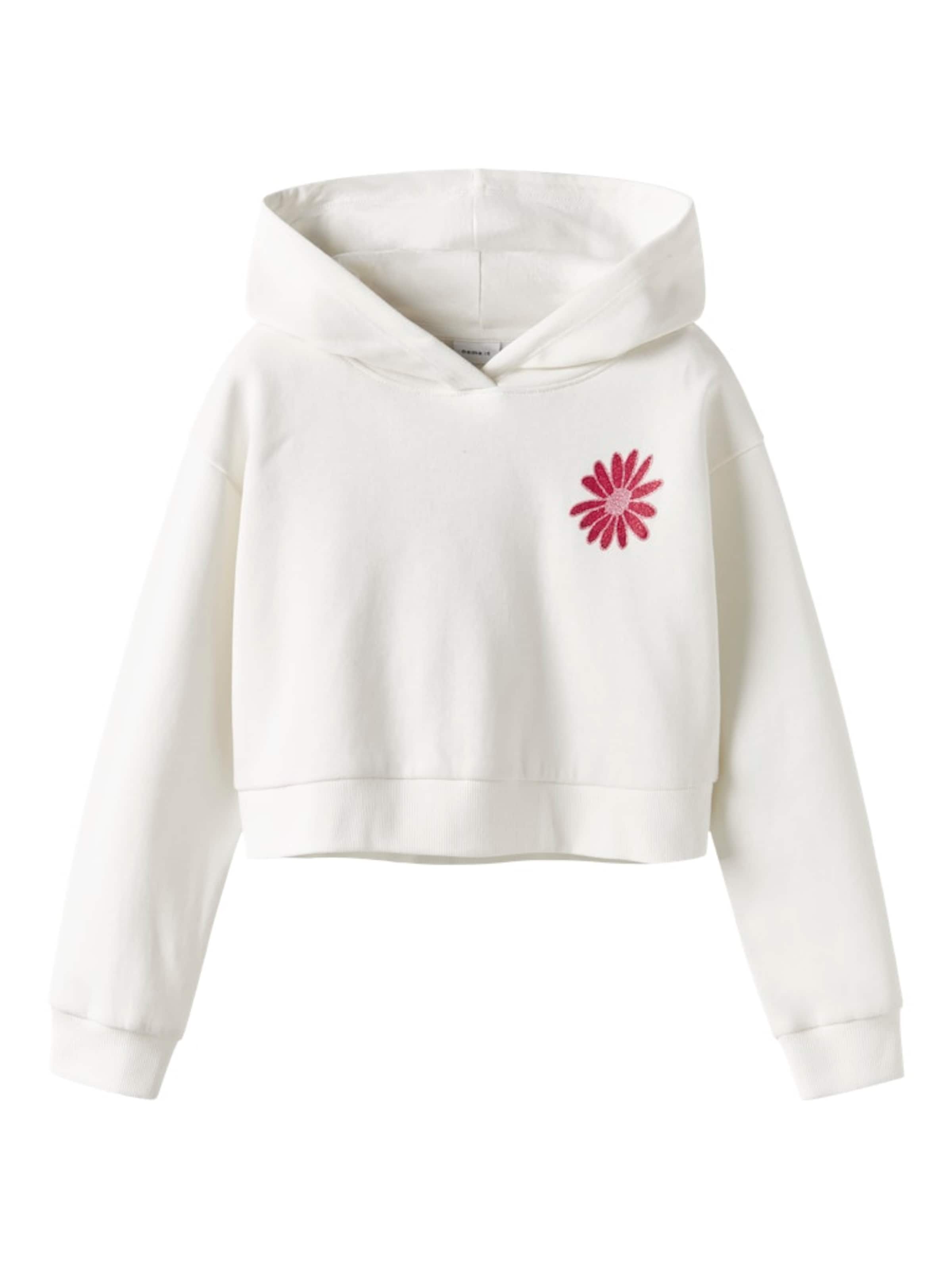 NAME IT Sweatshirt 'NKFKory' in White: front