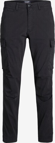 JACK & JONES Regular Cargo Pants in Black: front