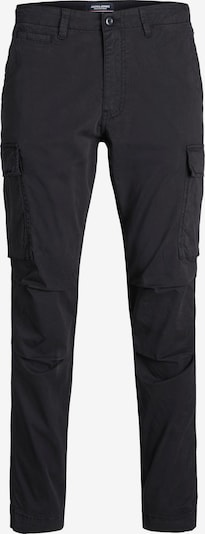 JACK & JONES Pantalon cargo en noir, Vue avec produit