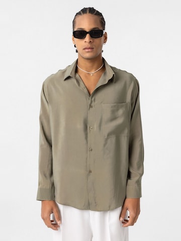 Fit confort Chemise Dandalo en vert : devant
