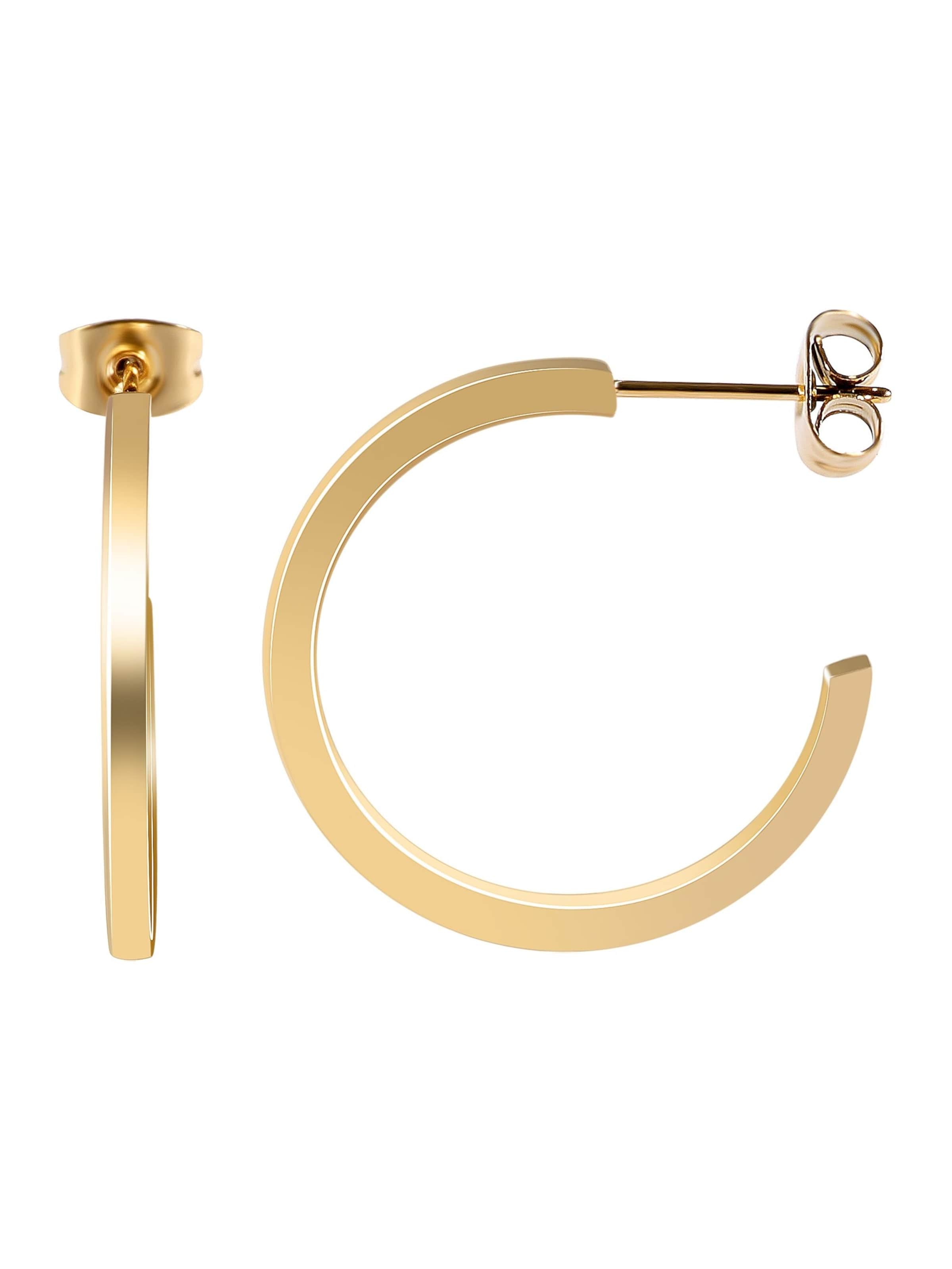Akzent Earrings 'Nula, langlebig' in Gold