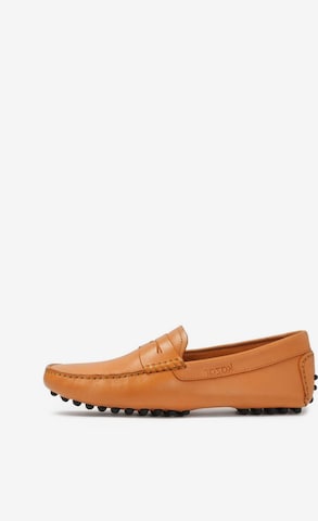 Mocassin Kazar en orange : devant