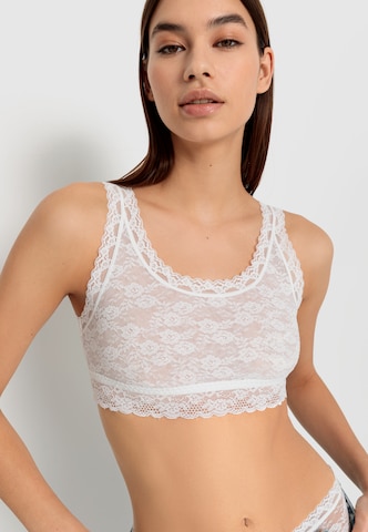 LSCN by LASCANA Bralette Bra in White: front