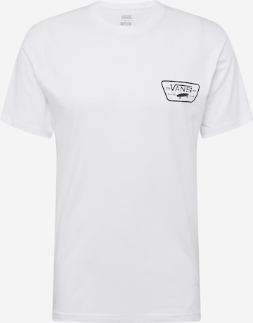 T-Shirt VANS en blanc : devant