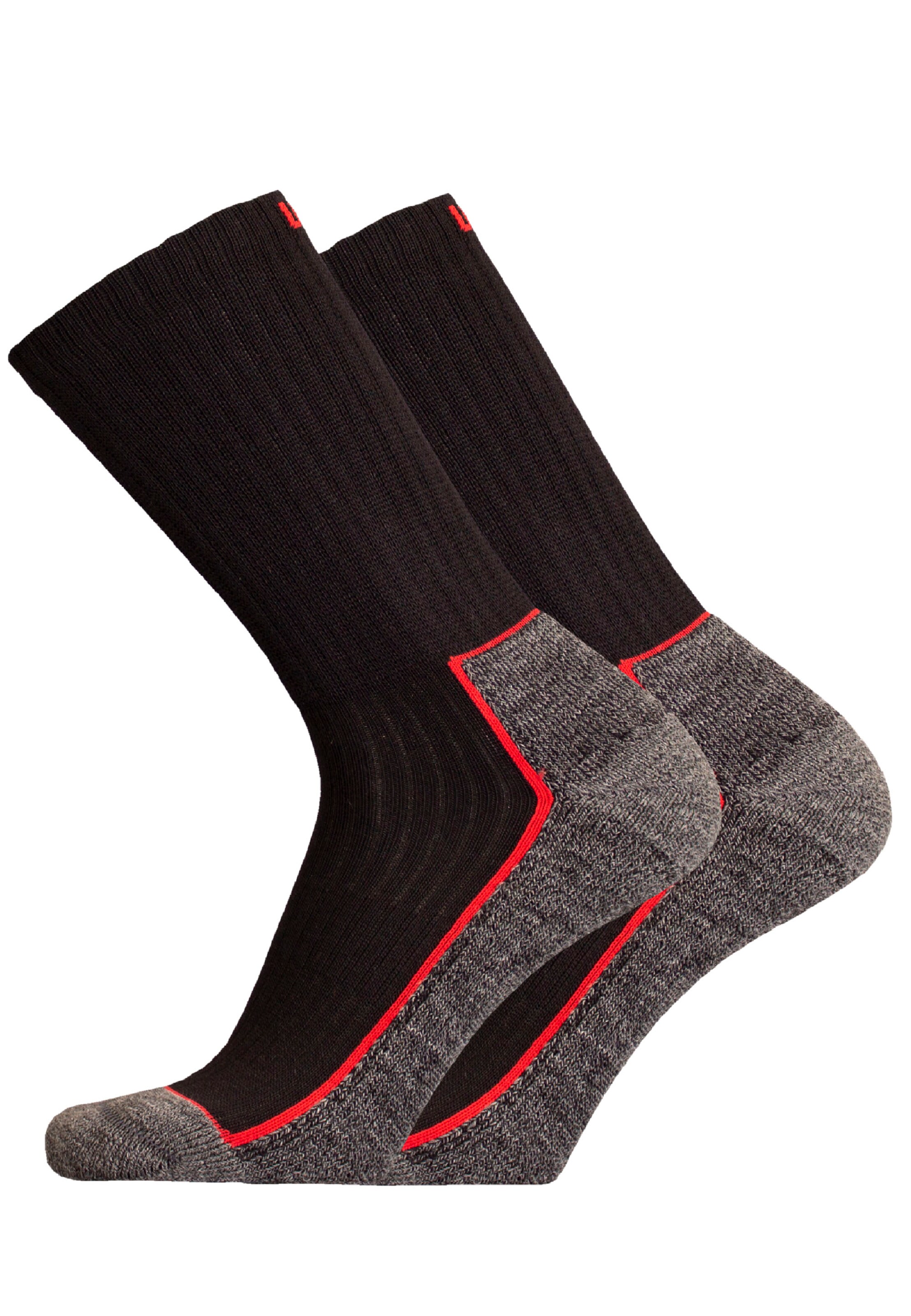 UphillSport Athletic Socks 'SAANA' in Black: front