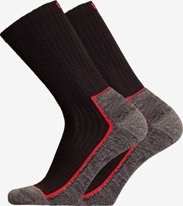 UphillSport Athletic Socks 'SAANA' in Black: front