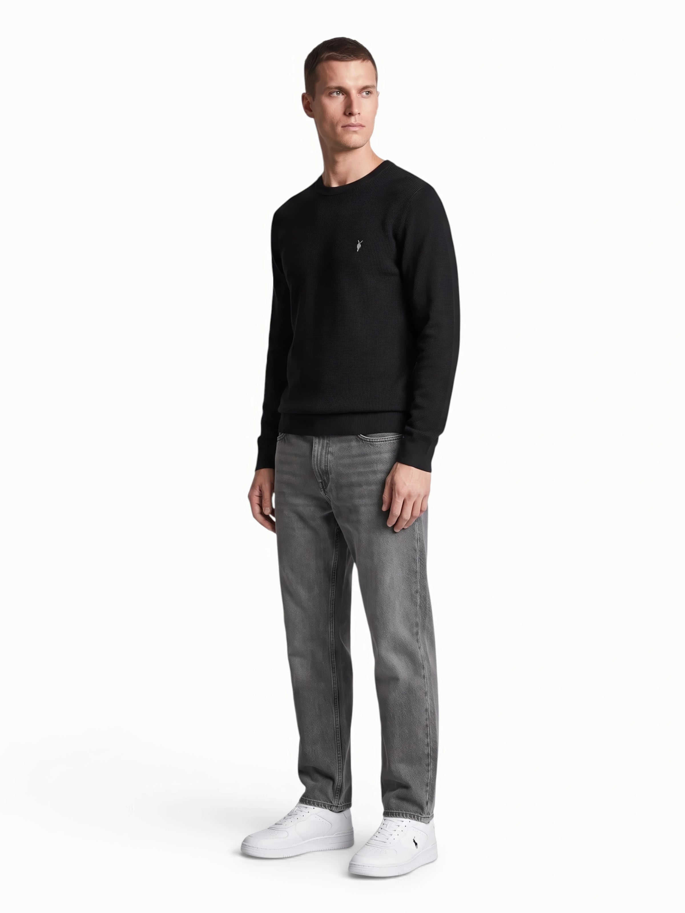 Pull-over 'ASPEN' AllSaints en noir : devant