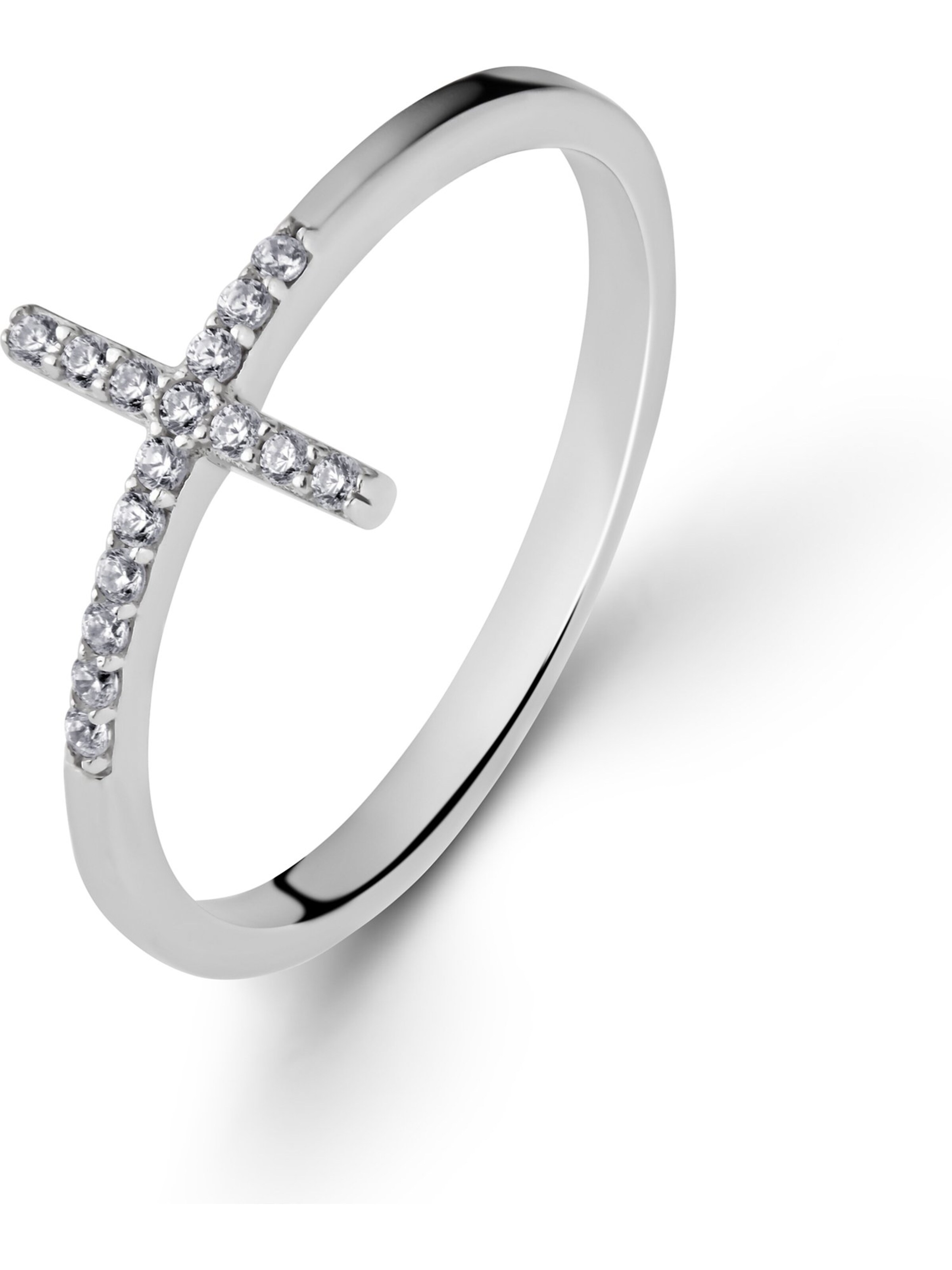 CHRIST Ring in Silber: Vorderseite
