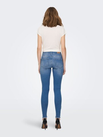 ONLY Skinny Jeans 'Blush' in Blau