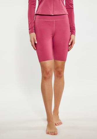 IZIA Skinny Leggings in Roze: voorkant