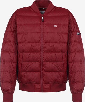 Veste mi-saison Tommy Jeans en rouge : devant