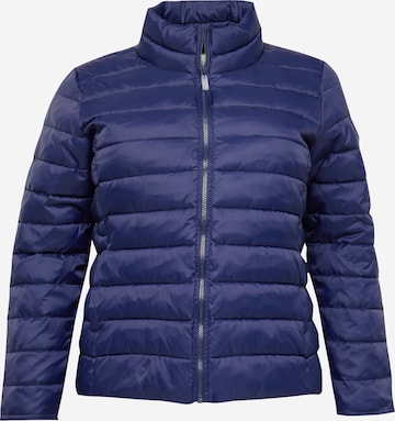 ONLY Carmakoma Between-season jacket 'TAHOE' in Blue: front