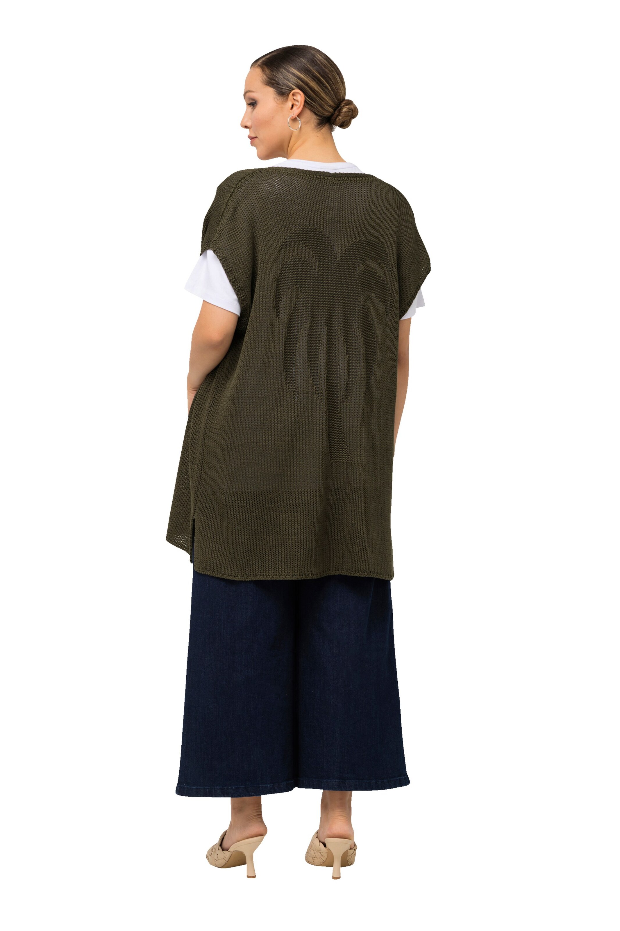 Ulla Popken Strickjacke in Braun