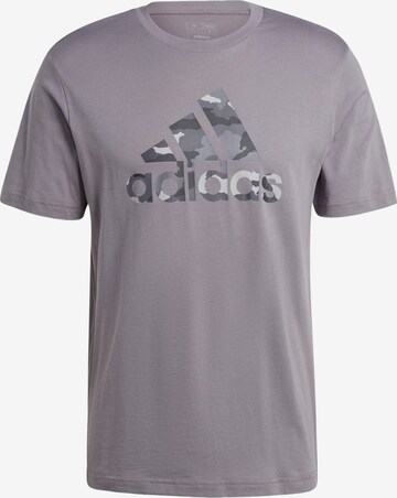 T-Shirt 'Camo' ADIDAS SPORTSWEAR en gris : devant