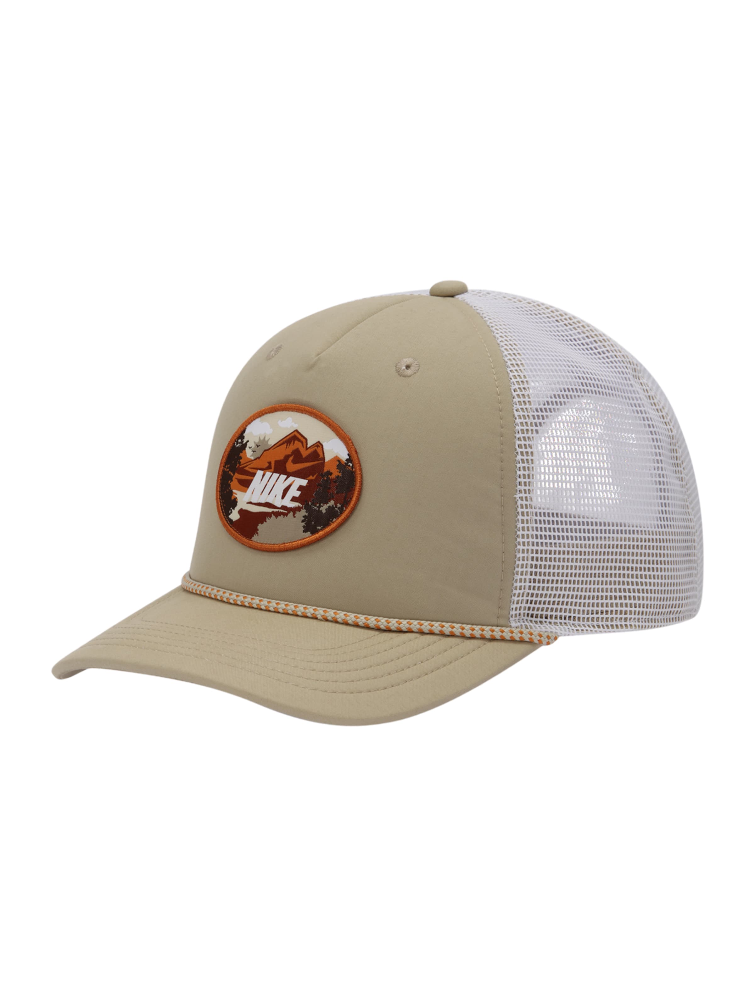 Nike Sportswear Czapka z daszkiem 'RISE' w kolorze zielony: przód