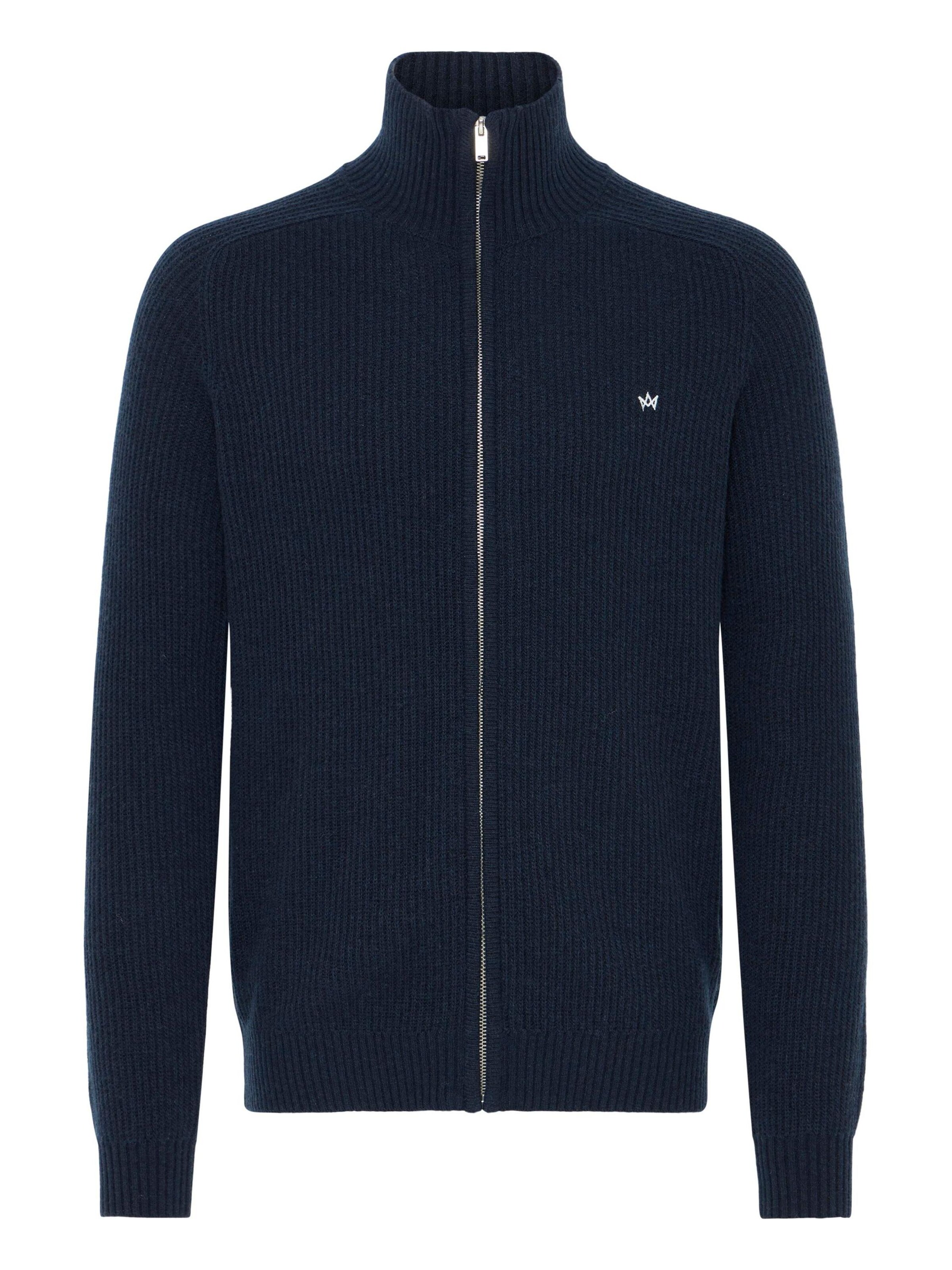 Vestes en maille ' KSDoors ' Kronstadt en bleu : devant