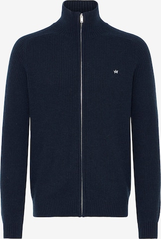 Kronstadt Knit cardigan ' KSDoors ' in Blue: front