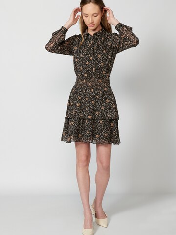 KOROSHI Shirt dress 'KOROSHI' in Black