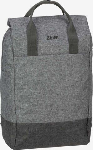 ZWEI Backpack 'Benno' in Grey: front