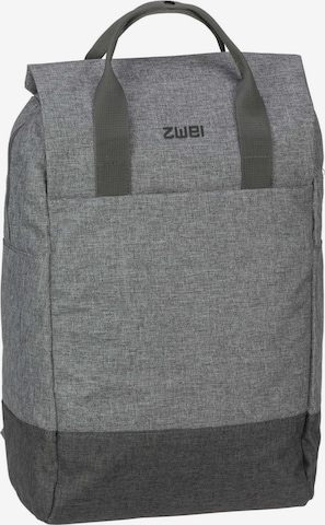 ZWEI Backpack 'Benno' in Grey: front