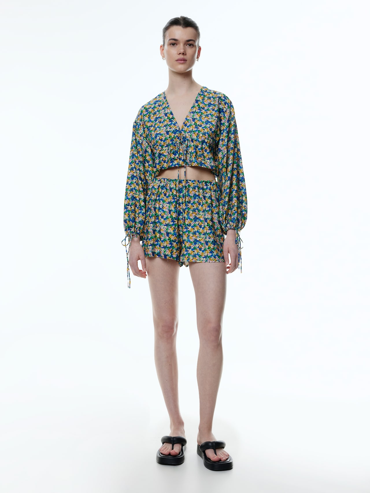 EDITED Producten Broek 'Emelie' Royal blue/koningsblauw