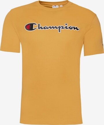 Champion Authentic Athletic Apparel T-Shirt in Gelb: predná strana