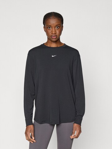 NIKE Toiminnallinen paita 'ONE' värissä musta: etupuoli