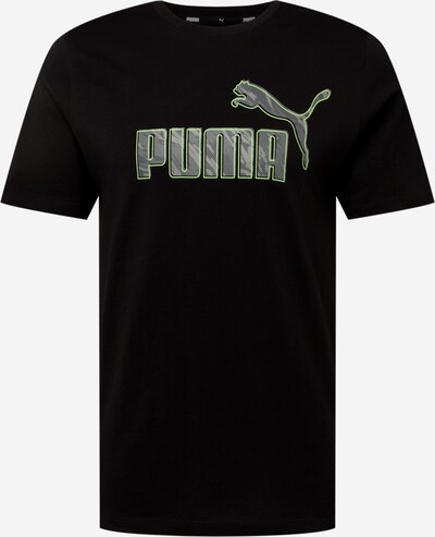 PUMA Tehnička sportska majica u siva / svijetlosiva / kivi zelena / crna, Pregled proizvoda