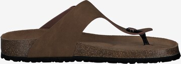 TAMARIS T-Bar Sandals in Brown