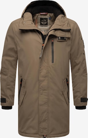 Veste fonctionnelle 'Lanzoo' STONE HARBOUR en marron