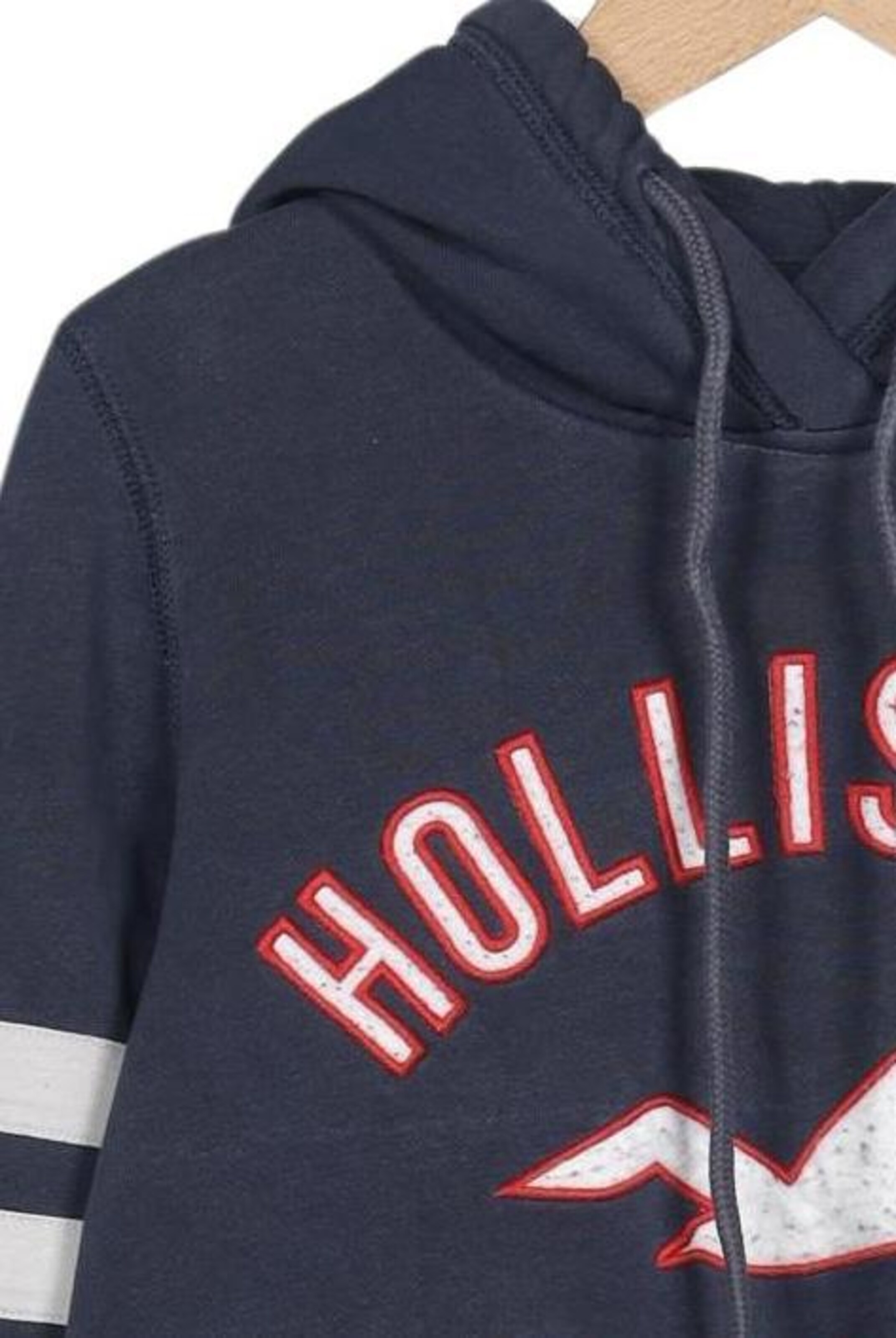 HOLLISTER Sweatshirt & Zip-Up Hoodie in XXS in Blue