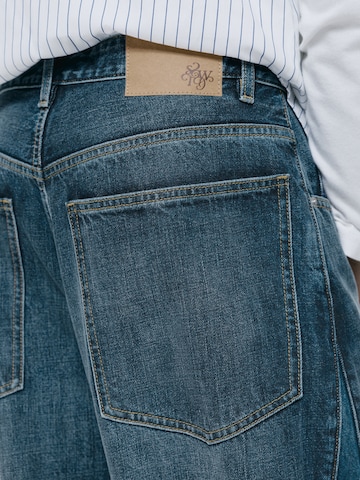Baggy Jean Pull&Bear en bleu