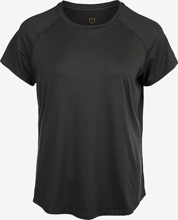 Athlecia - Camiseta funcional 'Gaina' en negro: frente