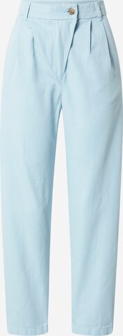 ESPRIT Pleat-front trousers in Blue: front