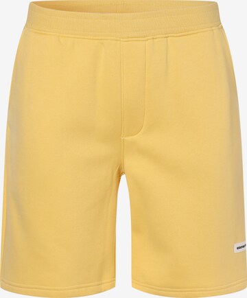 Redefined Rebel Regular Pants 'Melvin' in Yellow: front