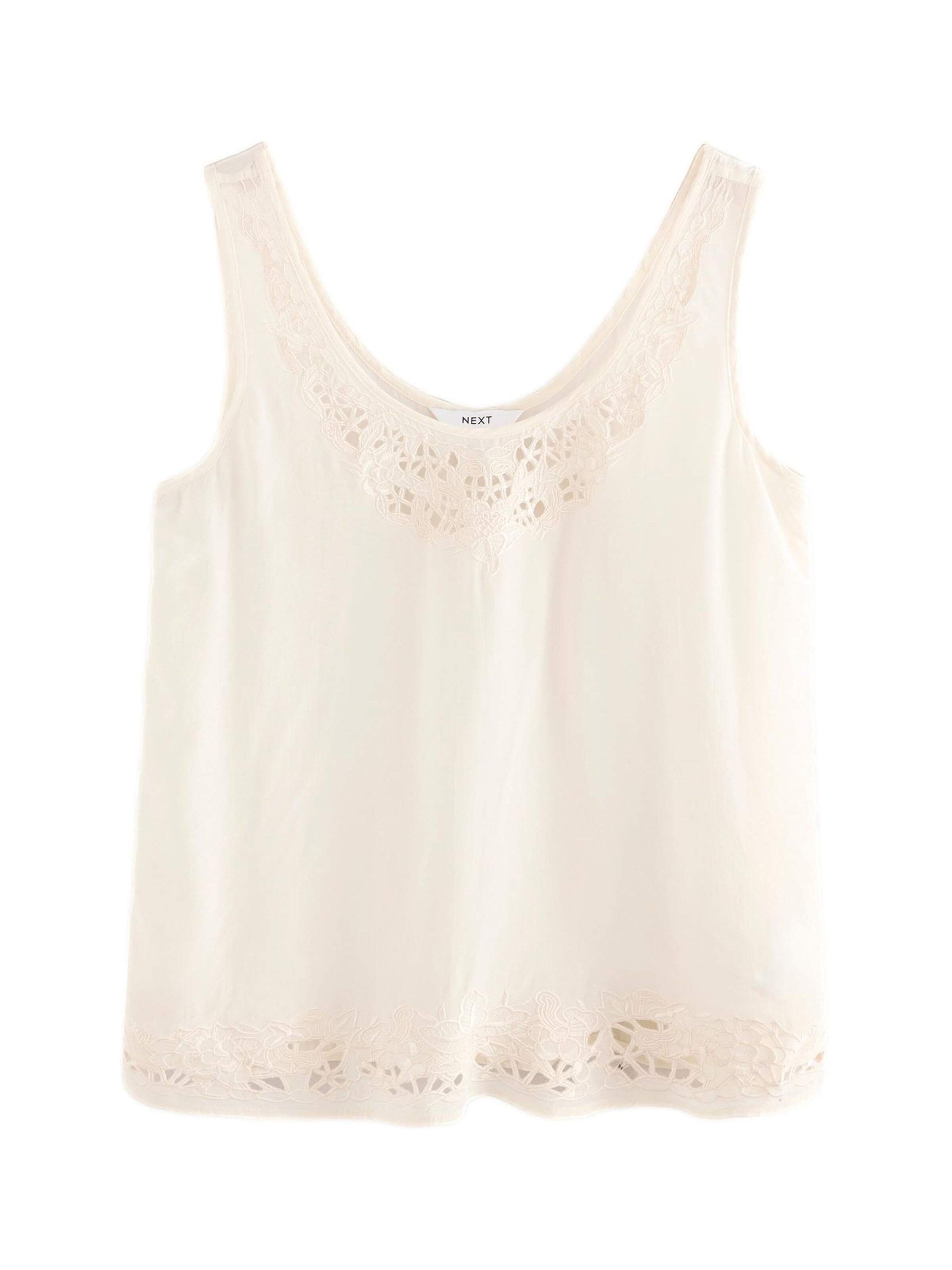 Top di Next in beige: frontale