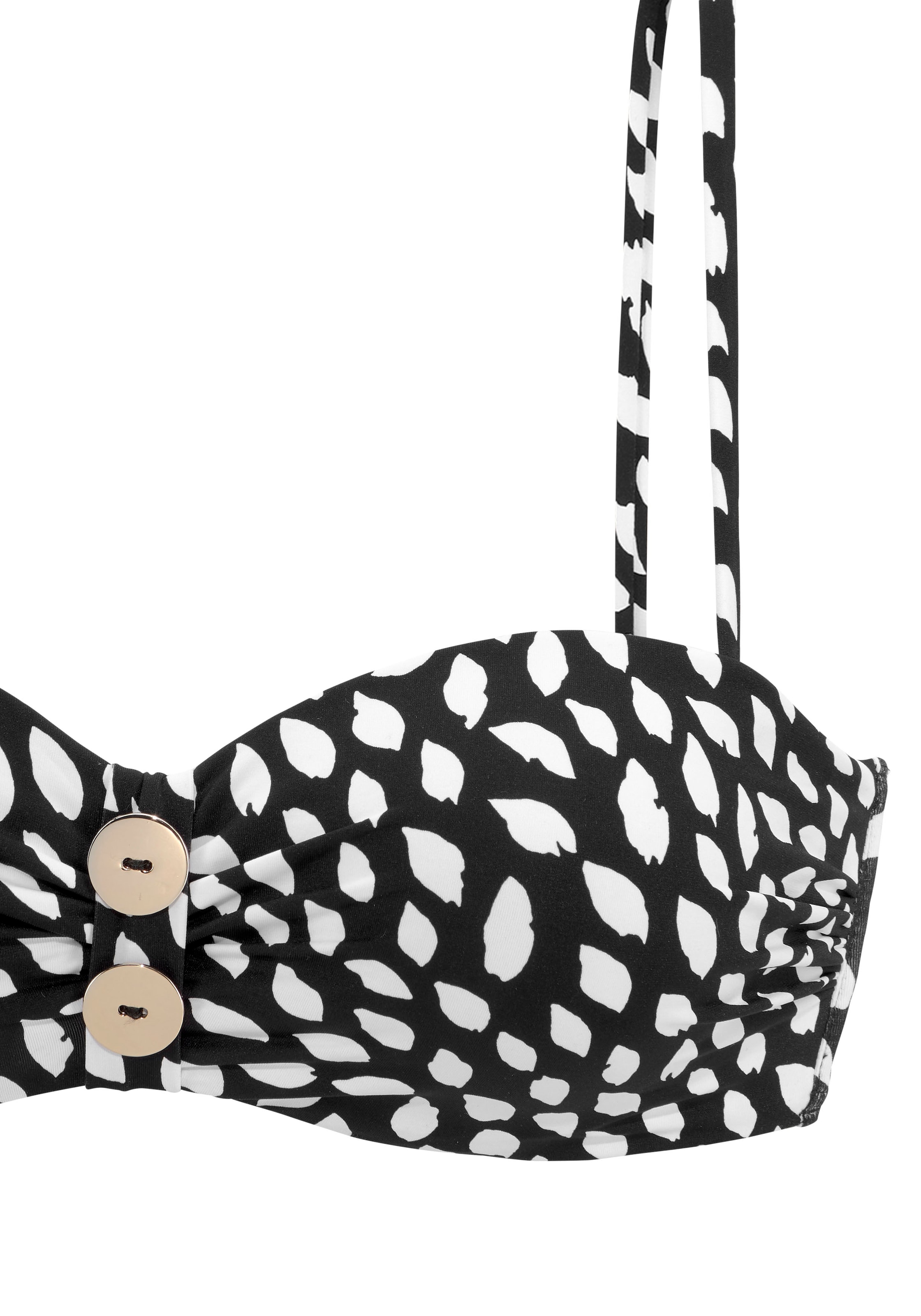 VIVANCE Bandeau Bikini i sort