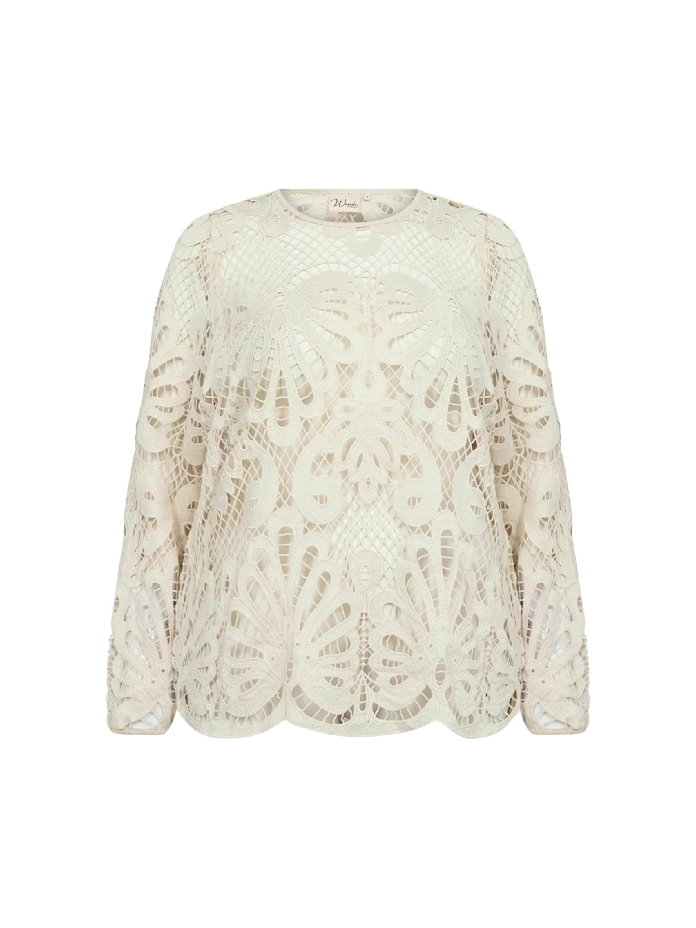 Wasabi Concept Bluse 'Saga' i hvid: forside